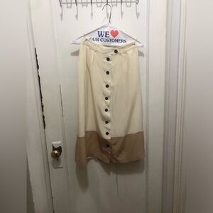 Broadway and Broom silk skirt